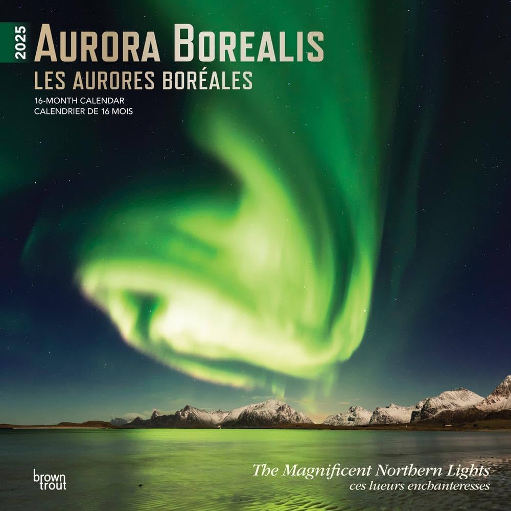 CALENDARIO DE PARED AURORA BOREALIS