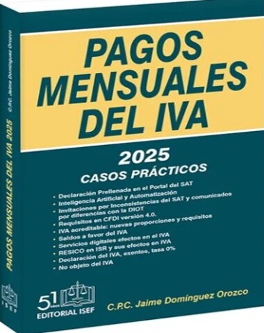 PAGOS MENSUALES DEL IVA 2025