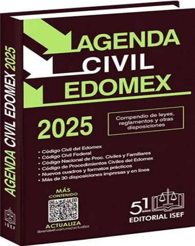 AGENDA CIVIL ESTADO DE MEXICO 2025