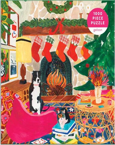 PUZZLE GALISON FIRESIDE FRIENDS 1000 PZ