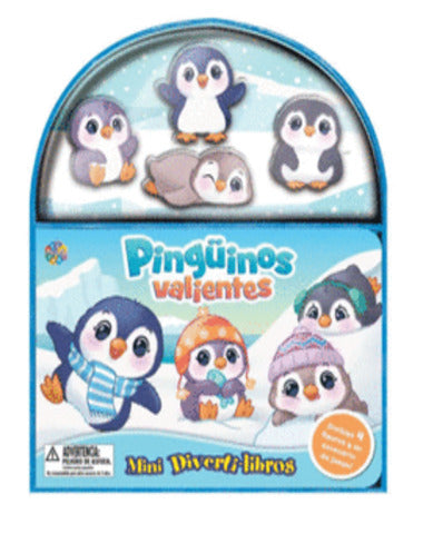 PINGUINOS VALIENTES MINI DIVERT LIBR