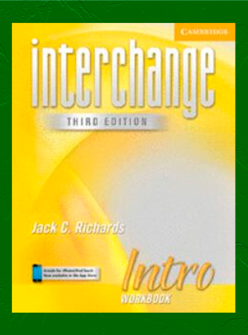 INTERCHANGE INTRO THIRD EDIT /RMT