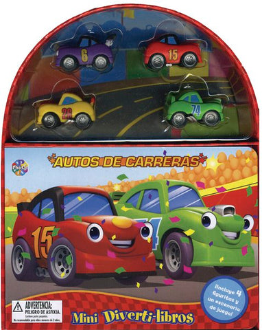 AUTOS DE CARRERAS MINI DIVERT LIBROS