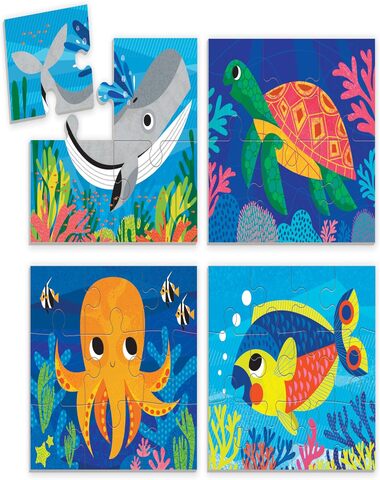 PUZZLE OCEAN FRIENDS SET 4