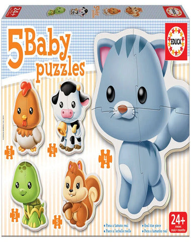 PUZZLE BABY ANIMALES 19 PZ