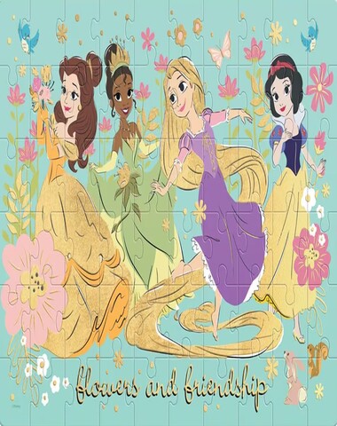JCA4315 PUZZLE PRINCESAS CILINDRO 60 PZ