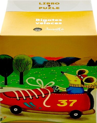 BIGOTES VELOCES LIBRO Y PUZLE 50 PZ