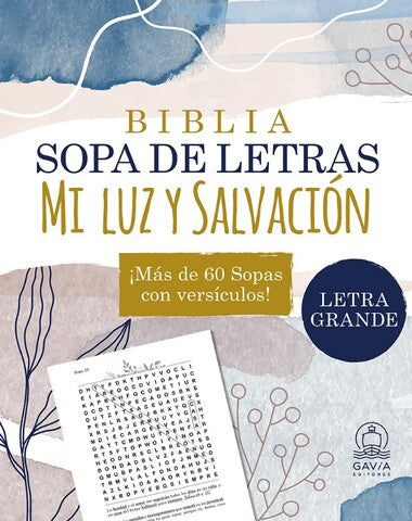 BIBLIA SOPA DE LETRAS MI LUZ Y SALVACION