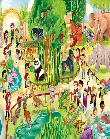 PUZZLE ZOOLOGICO XXL 24 PZ