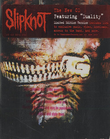 SLIPKNOT / VOL 3 THE SUBLIMINAL VERSERS