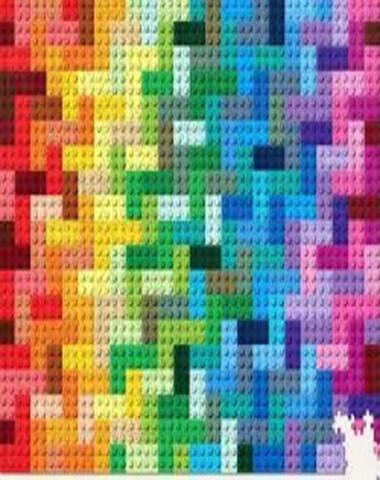 PUZZLE LEGO ARCOIRIS LADRILLOS 1000 PZ