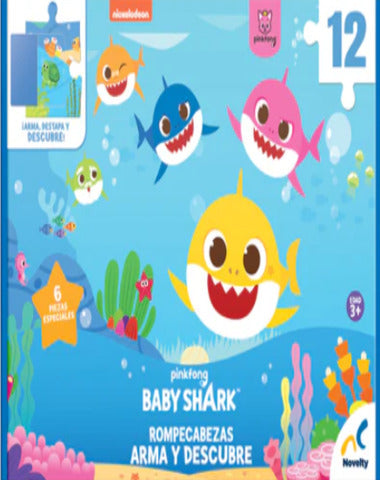 JCA 4308 PUZZLE BABY SHARK ARMA Y DESCUB
