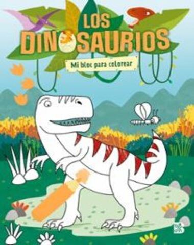 DINOSAURIOS BLOC PARA COLOREAR