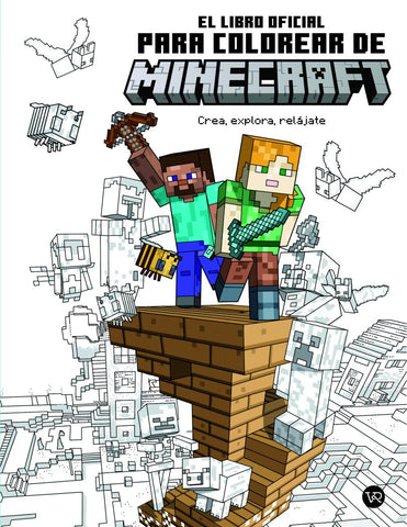 MINECRAFT EL LIBRO OFICIAL PARA COLOREAR