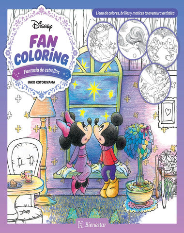 DISNEY FAN COLORING FANTASIA DE ESTRELLA