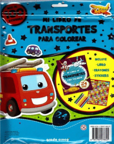 TRANSPORTES PARA COLOREAR