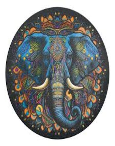 JCA4398 PUZZLE ELEFANTE CIRCULAR 500 PZ