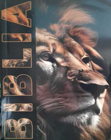 SANTA BIBLIA LEON DE LADO COLOR NEGRO