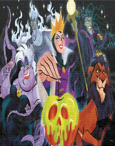 JCA4833 PUZZLE VILLANOS LENTICULAR 500 P