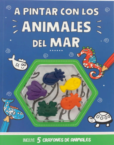 A PINTAR CON LOS ANIMALES DEL MAR