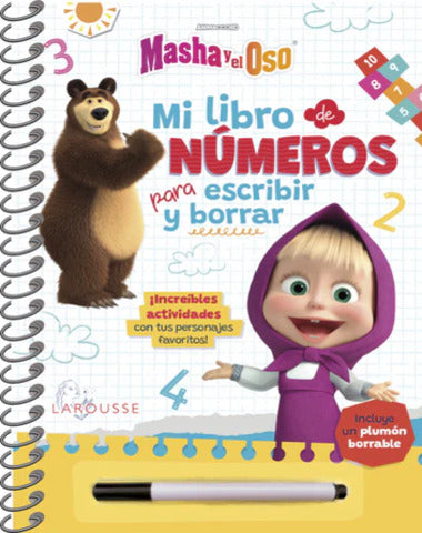 MASHA Y EL OSO MI LIBRO DE NUMEROS