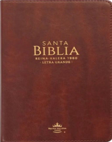 SANTA BIBLIA LETRA GRANDE CAFE 1960