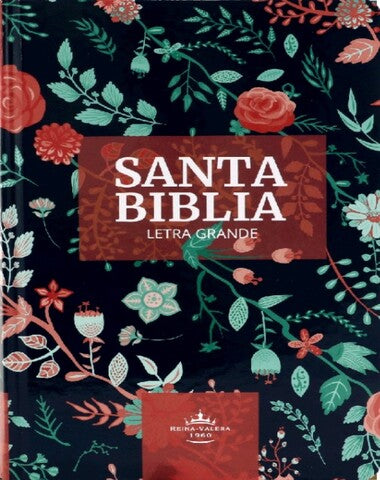 SANTA BIBLIA LG TAPA DURA CON FLORES ROS