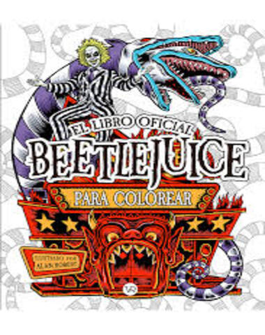 BEETLEJUICE LIBRO PARA COLOREAR