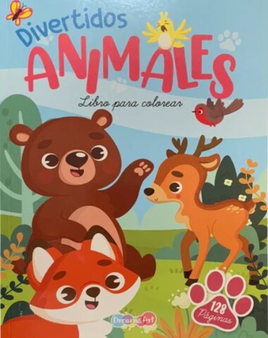 DIVERTIDOS ANIMALES LIBRO PARA COLOREAR