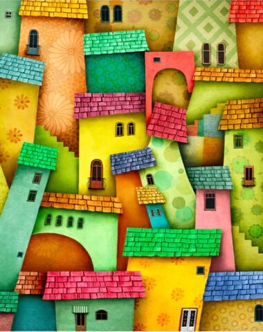 PUZZLE CASAS ALEGRES 1000 PZ