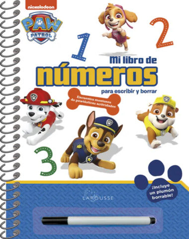 PAW PATROL MI LIBRO DE NUMEROS