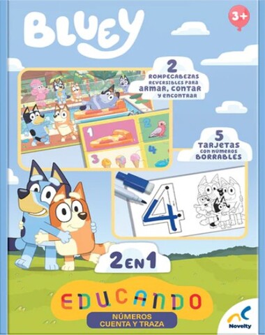JCA4701 BLUEY EDUCANDO NUMEROS CUENTA Y
