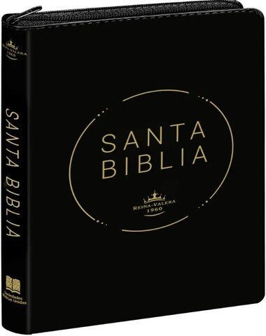 SANTA BIBLIA LG 1960 NEGRA CON CIERRE