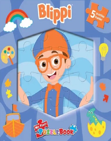 BLIPPI MI PRIMER LIBRO DE ROMPECABEZAS