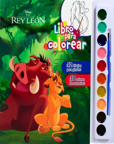 REY LEON LIBRO PARA COLOREAR DISNEY