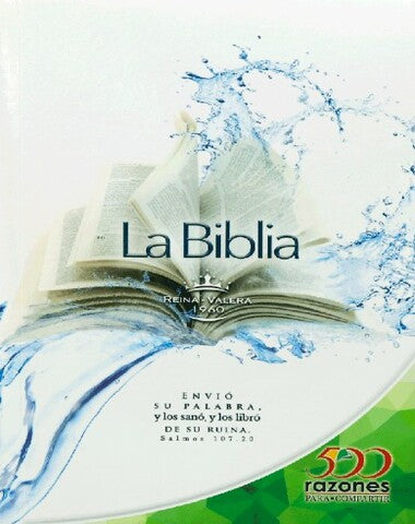 SANTA BIBLIA BLANCA 500 RAZONES 1960