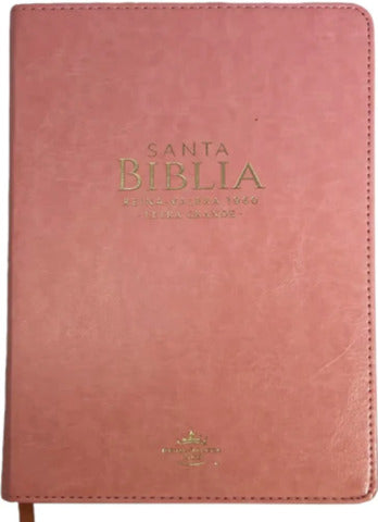 SANTA BIBLIA LETRA GRANDE ROSA 1960