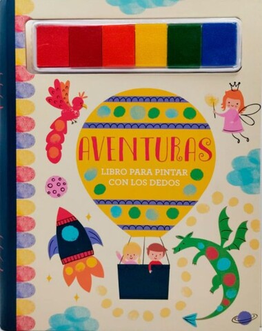 AVENTURAS LIBRO PARA PINTAR CON LOS DEDO