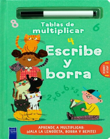 TABLAS DE MULTIPLICAR ESCIBRE Y BORRA