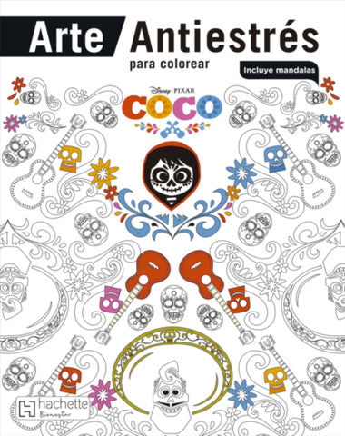 COCO ARTE ANTIESTRES PARA COLOREAR