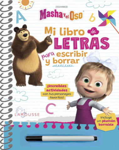 MASHA Y EL OSO MI LIBRO DE LETRAS