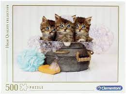 PUZZLE GATITOS Y JABON 500 PZ
