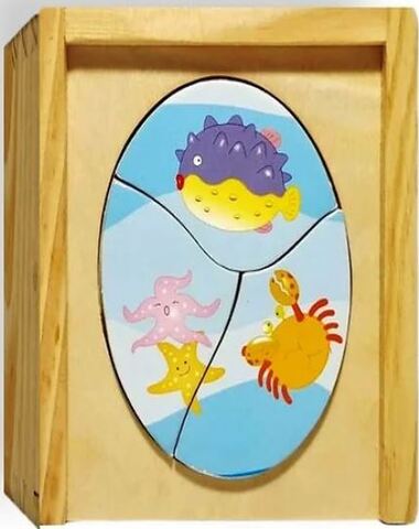 ROMPECABEZAS DE MADERA TRI OVAL 1