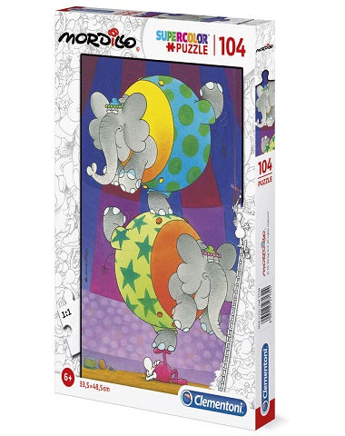 PUZZLE MORDICCO ELEFANTES 104 PZ