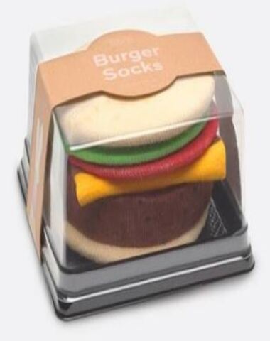 BURGER SOCKS PAR DE CALCETAS HAMBURGUESA