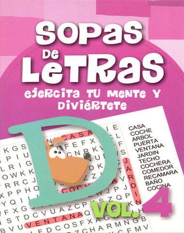 SOPAS DE LETRAS 4 EJERCITA TU MENTE Y DI