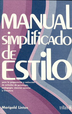 MANUAL SIMPLIFICADO DE ESTILO