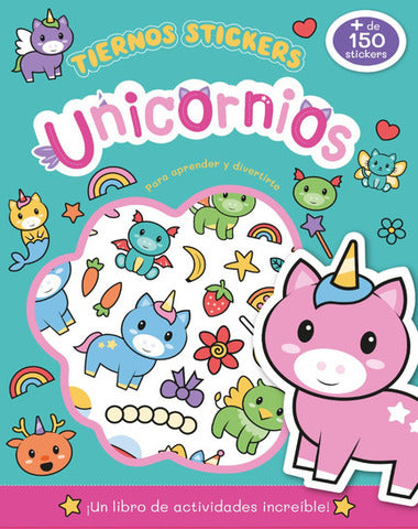 TIERNOS STICKERS UNICORNIOS