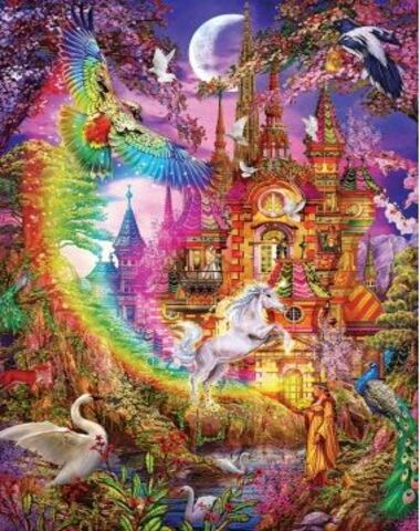 PUZZLE CASTILLO ARCOIRIS 500 PZ