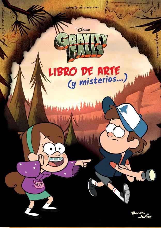 GRAVITY FALLS LIBRO DE ARTE Y MISTERIOS